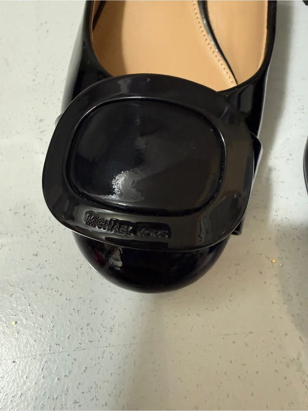 Michael Kors Black Patent Leather Ballet Flats